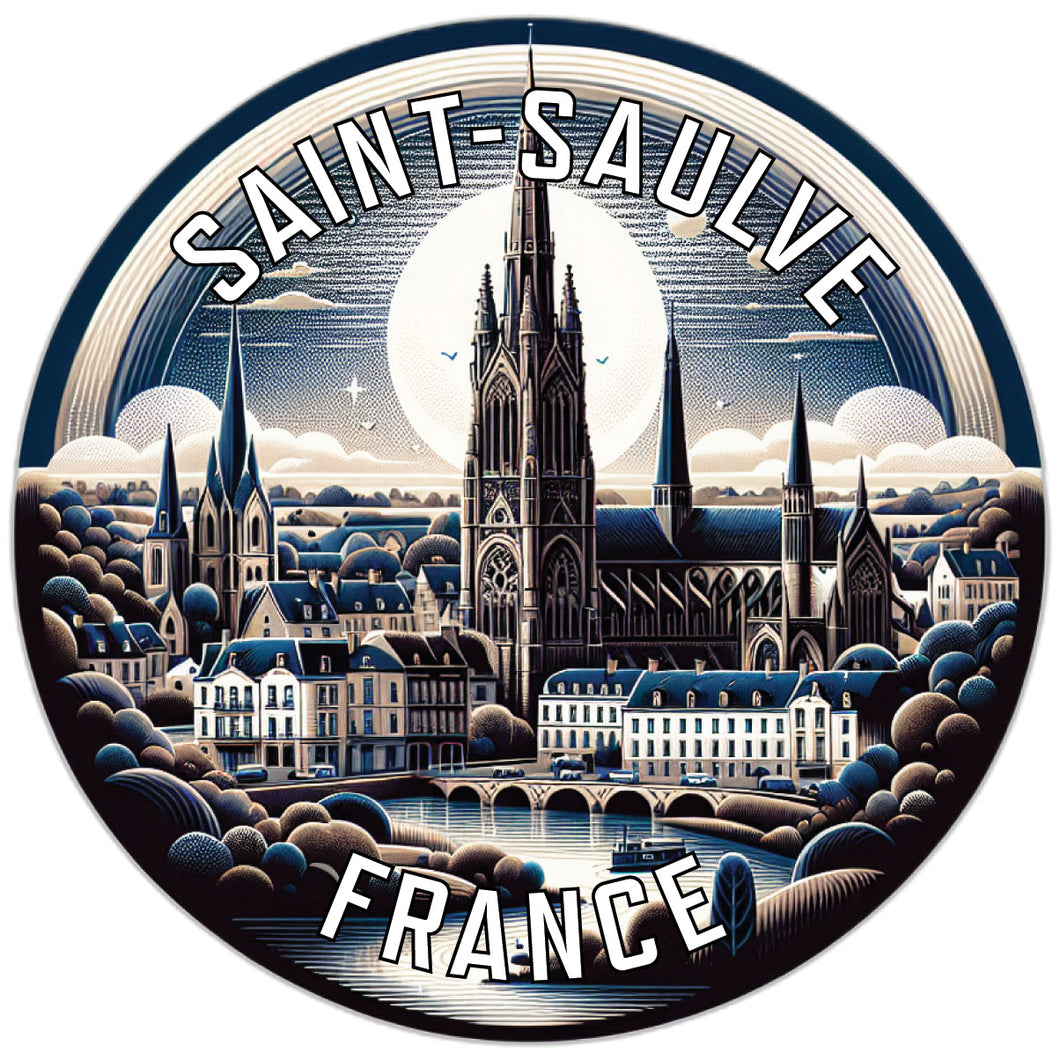 Saint Saulve France Souvenir Vinyl Decal Sticker 2-Inch