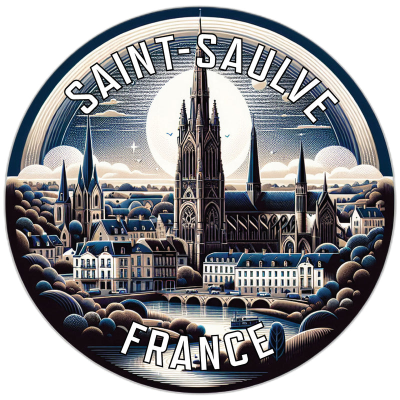 Saint Saulve France Souvenir Vinyl Decal Sticker 2-Inch