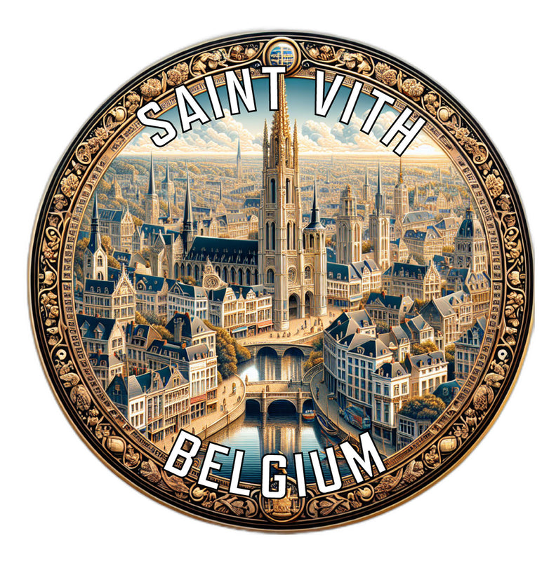 Saint Vith Belgium Souvenir Vinyl Decal Sticker 2-Inch