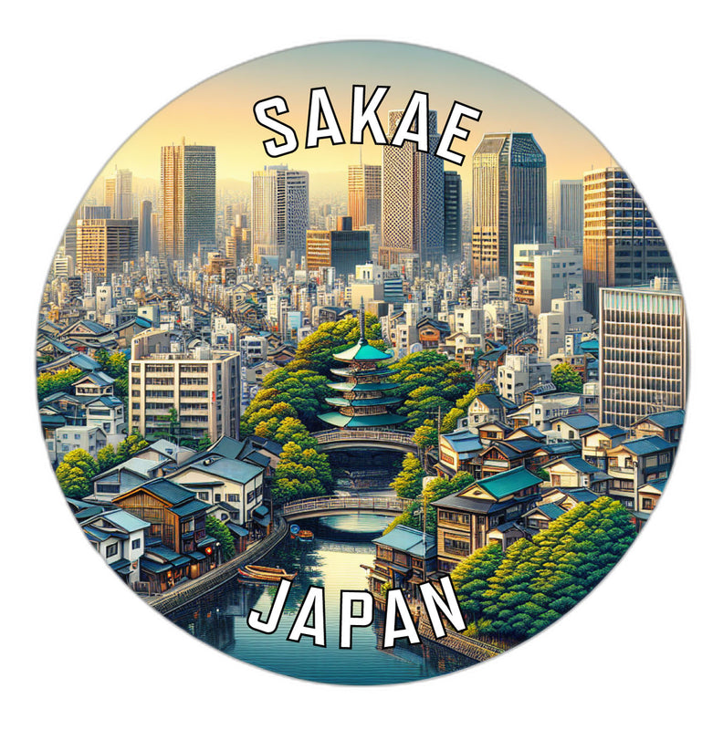 Sakae Japan Souvenir Vinyl Decal Sticker 6-Inch
