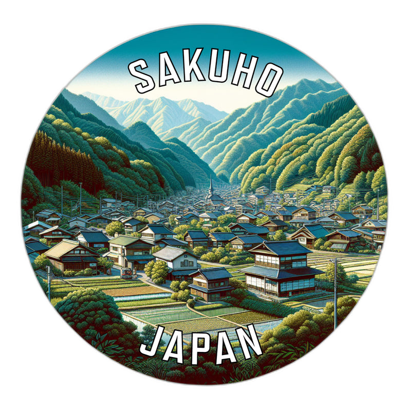 Sakuho Japan Souvenir Die Cut Flat Magnet 6-Inch