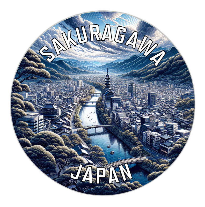 Sakuragawa Japan Souvenir Vinyl Decal Sticker 2-Inch