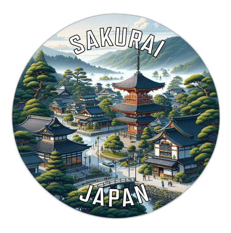 Sakurai Japan Souvenir Vinyl Decal Sticker 6-Inch