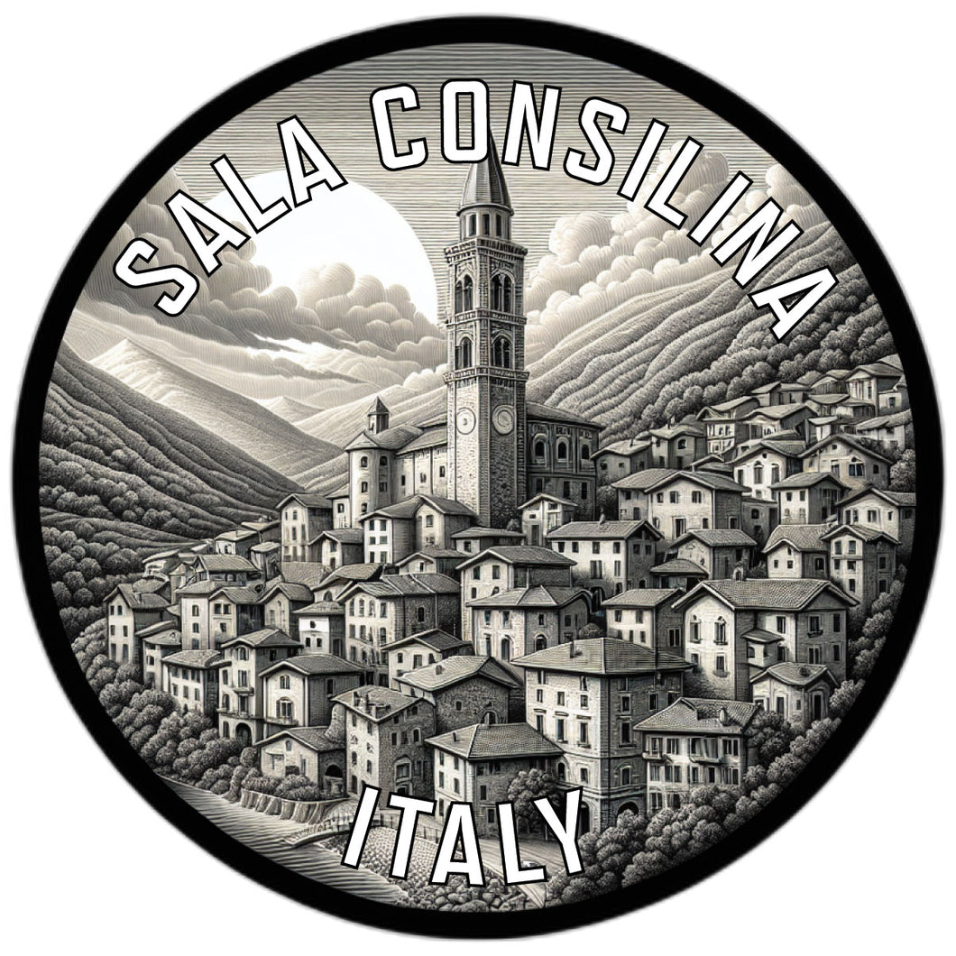 Sala Consilina Italy Souvenir Die Cut Flat Magnet 2-Inch