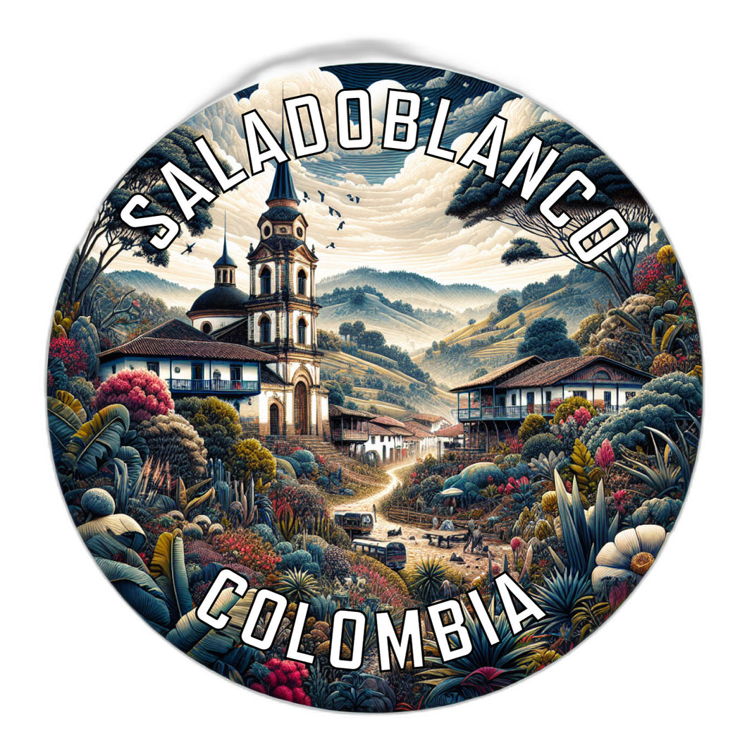 Saladoblanco Colombia Souvenir Vinyl Decal Sticker 6-Inch