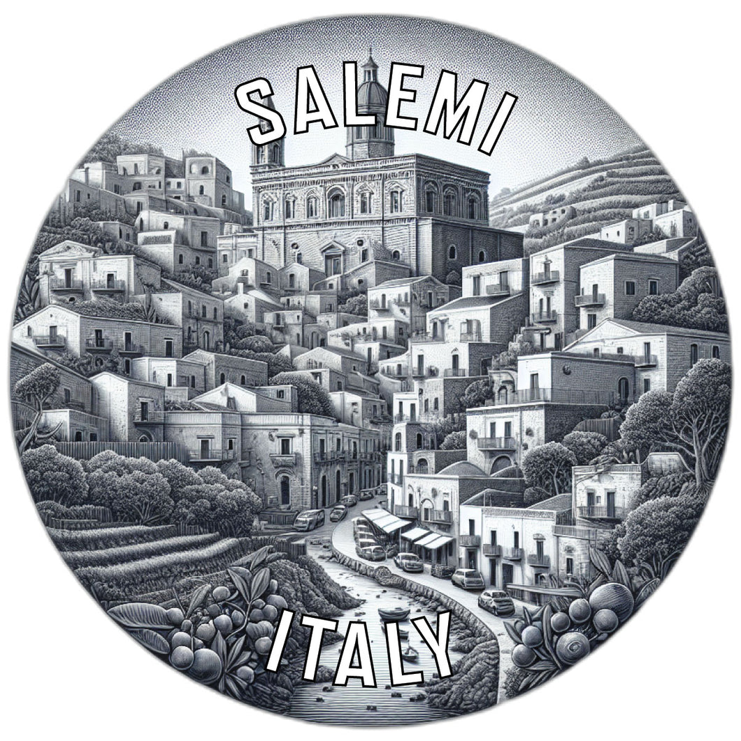 Salemi Italy Souvenir Vinyl Decal Sticker 4-Inch