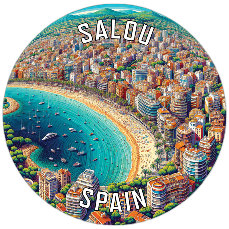 Salou Spain Souvenir Vinyl Decal Sticker 6-Inch