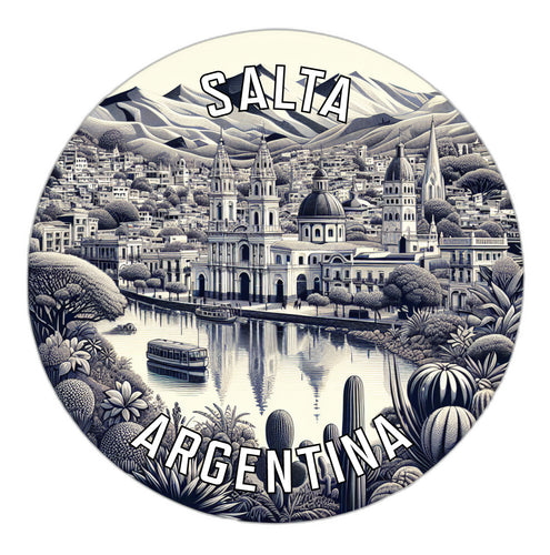 Salta Argentina Souvenir Die Cut Flat Magnet 2-Inch