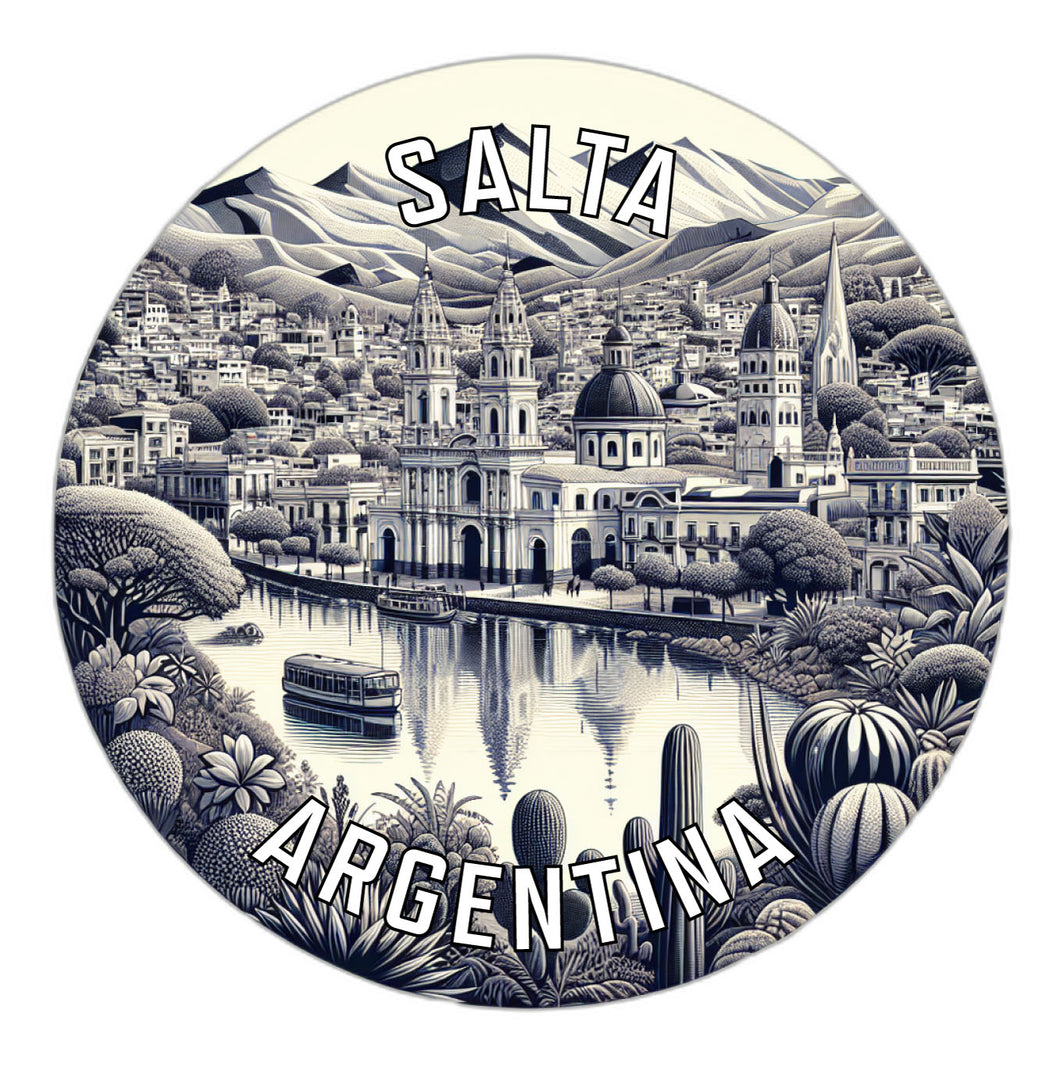 Salta Argentina Souvenir Die Cut Flat Magnet 2-Inch