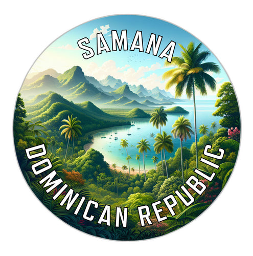 Samana Dominican Republic Souvenir Vinyl Decal Sticker 6-Inch