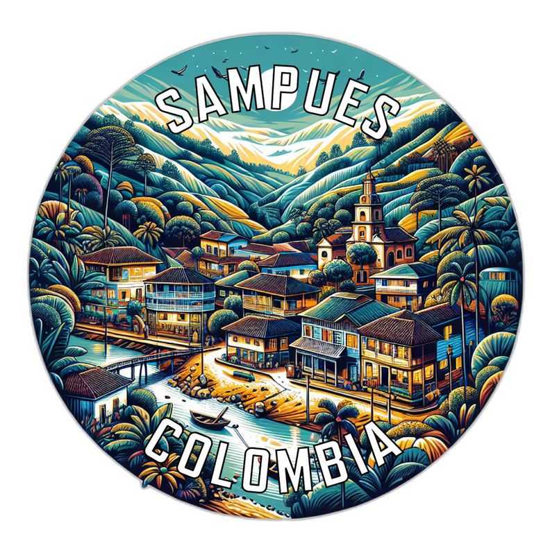 Sampues Colombia Souvenir Vinyl Decal Sticker 2-Inch