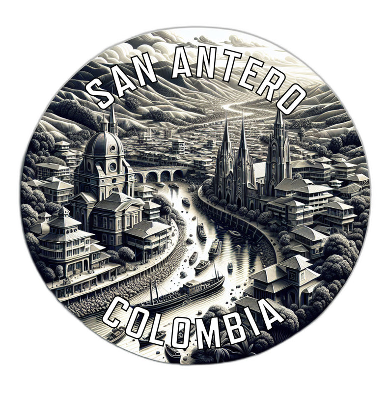 San Antero Colombia Souvenir Vinyl Decal Sticker 6-Inch