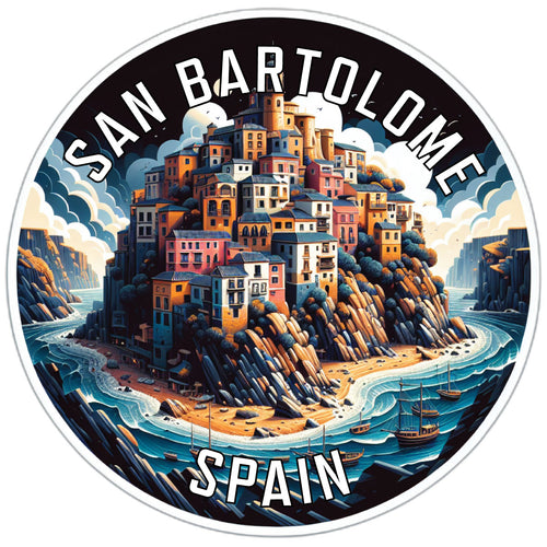 San Bartolome Spain Souvenir Vinyl Decal Sticker 2-Inch