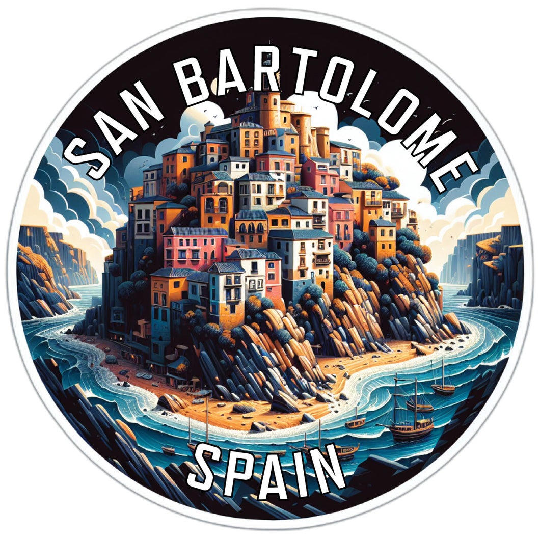 San Bartolome Spain Souvenir Vinyl Decal Sticker 2-Inch