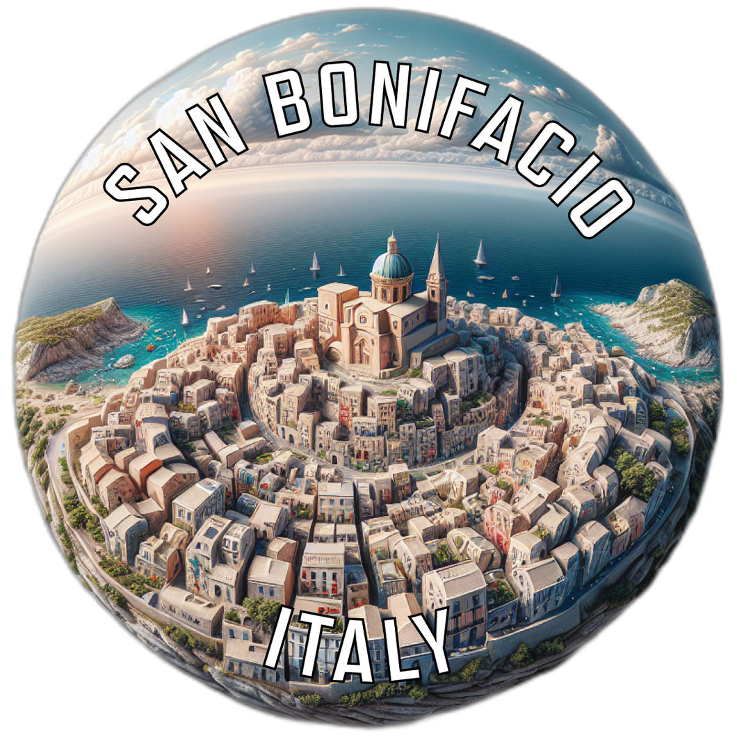 San Bonifacio Italy Souvenir Die Cut Flat Magnet 2-Inch