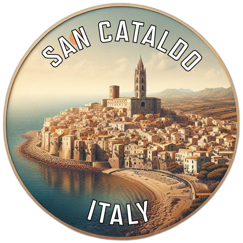 San Cataldo Italy Souvenir Vinyl Decal Sticker 6-Inch