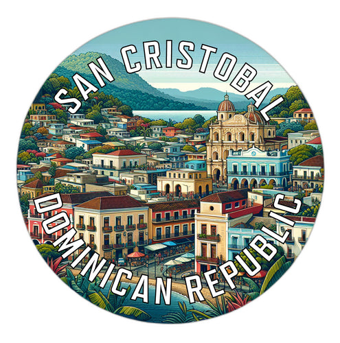 San Cristobal Dominican Republic Souvenir Vinyl Decal Sticker 2-Inch