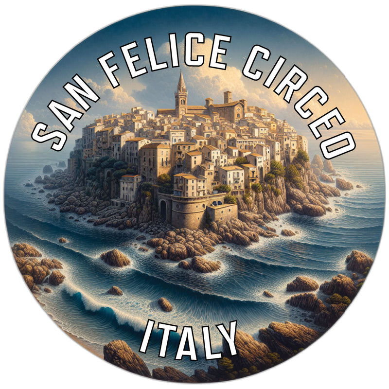 San Felice Circeo Italy Souvenir Die Cut Flat Magnet 6-Inch