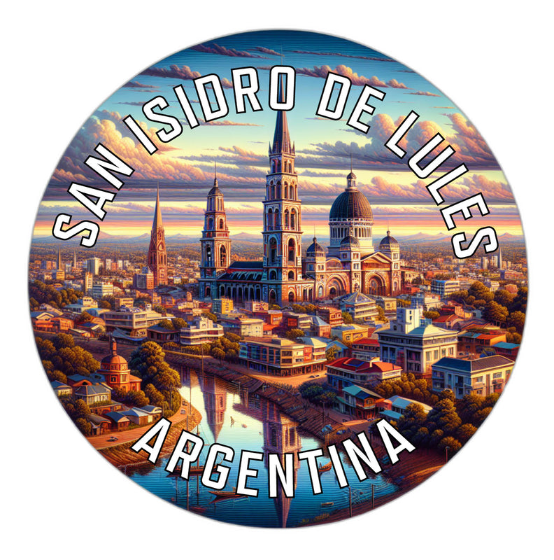 San Isidro de Lules Argentina Souvenir Die Cut Flat Magnet 4-Inch