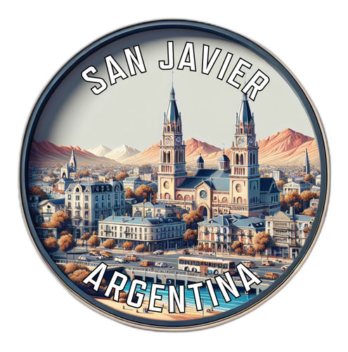 San Javier Argentina Souvenir Die Cut Flat Magnet 6-Inch