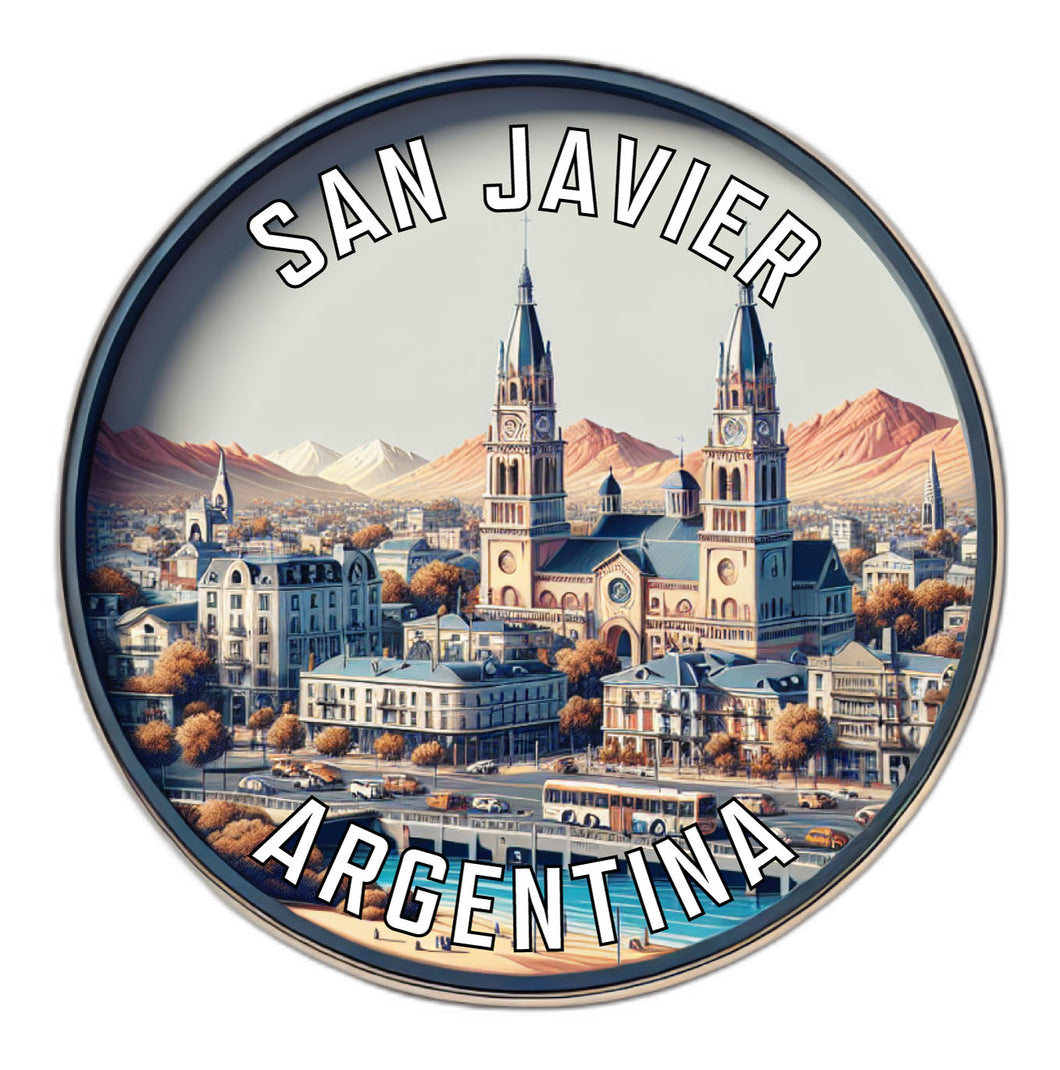 San Javier Argentina Souvenir Vinyl Decal Sticker 6-Inch
