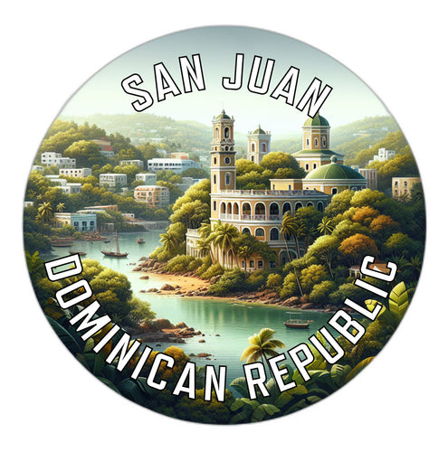 San Juan Dominican Republic Souvenir Vinyl Decal Sticker 6-Inch