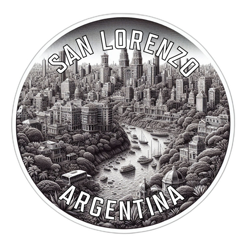 San Lorenzo Argentina Souvenir Die Cut Flat Magnet 2-Inch