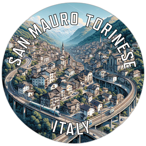 San Mauro Torinese Italy Souvenir Vinyl Decal Sticker 6-Inch