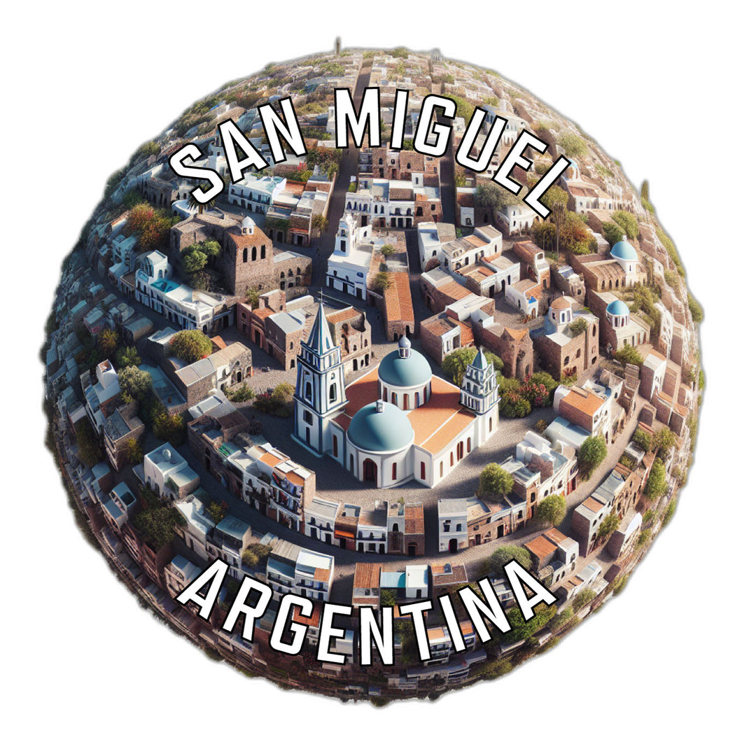 San Miguel Argentina Souvenir Die Cut Flat Magnet 6-Inch