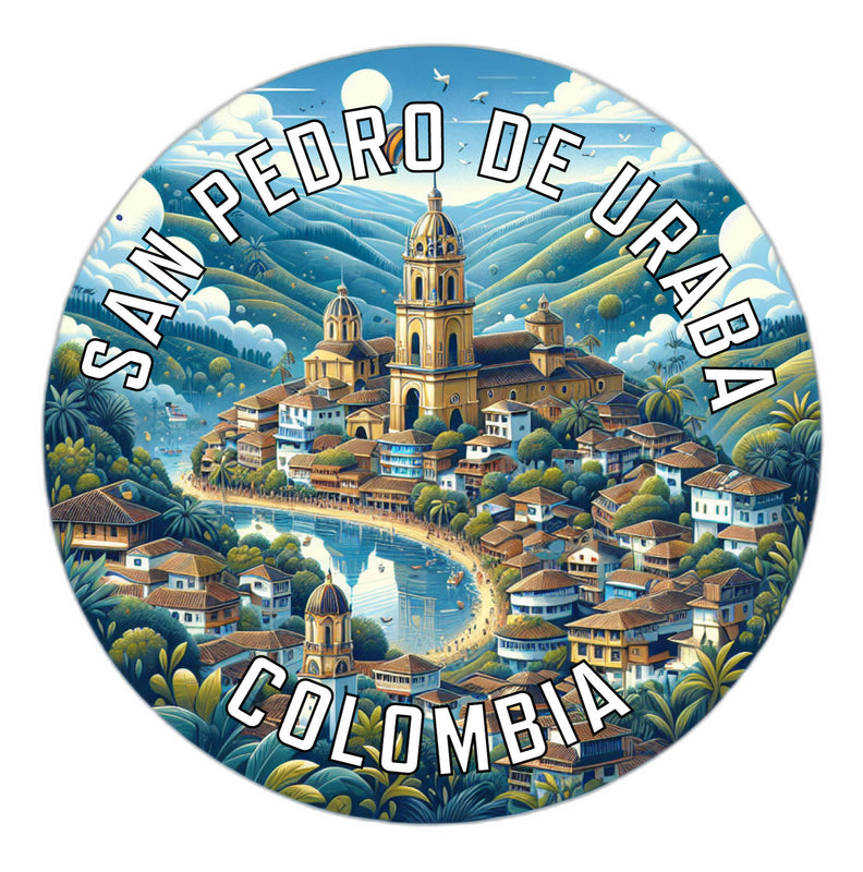 San Pedro de Uraba Colombia Souvenir Vinyl Decal Sticker 4-Inch
