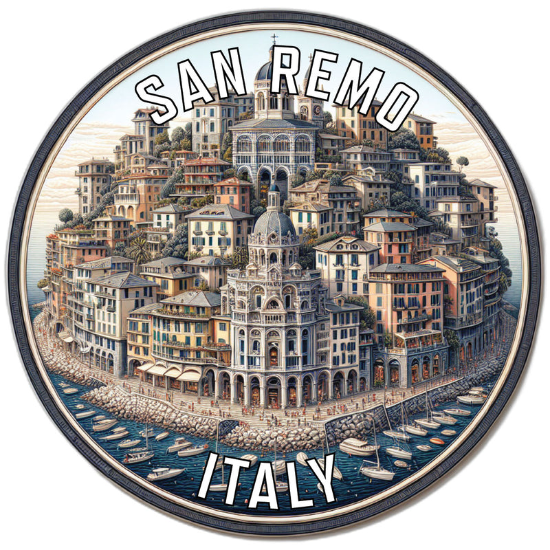 San Remo Italy Souvenir Vinyl Decal Sticker 4-Inch