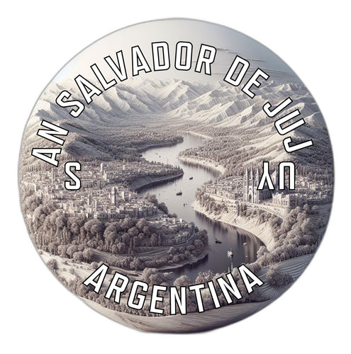 San Salvador de Jujuy Argentina Souvenir Die Cut Flat Magnet 2-Inch