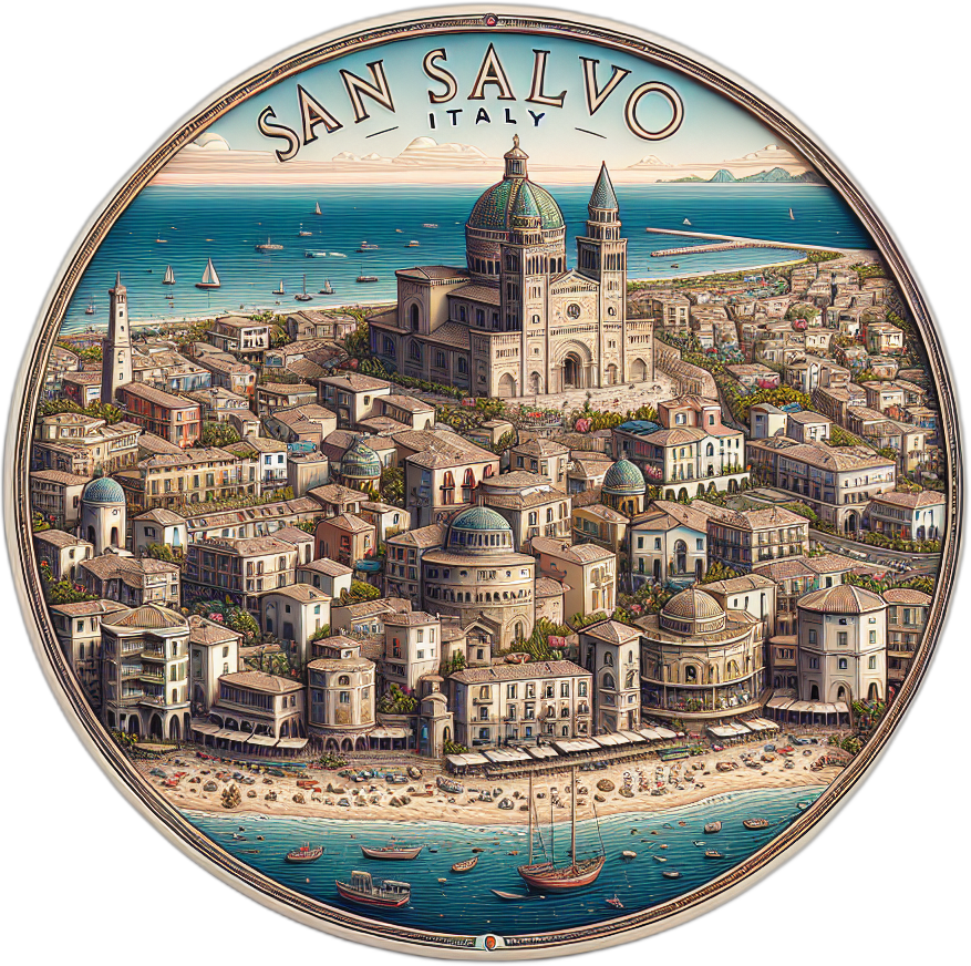 San Salvo Italy Souvenir Vinyl Decal Sticker 3-Inch