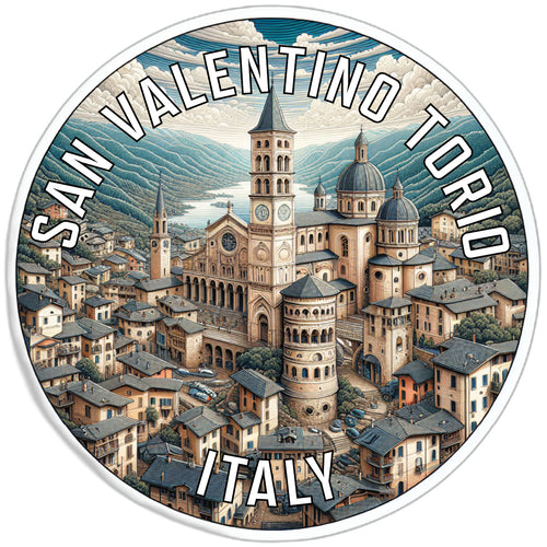 San Valentino Torio Italy Souvenir Die Cut Flat Magnet 2-Inch