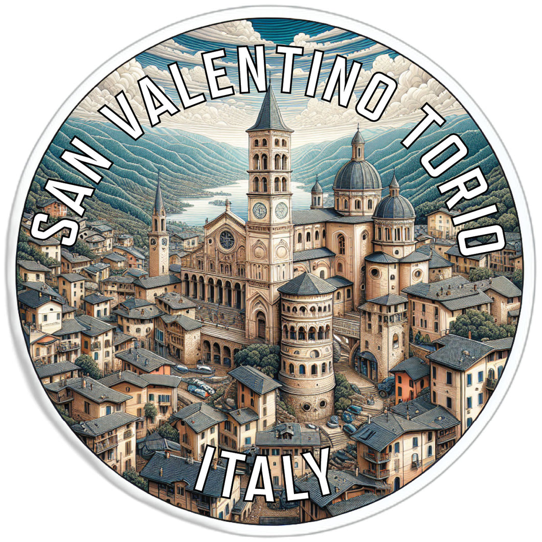San Valentino Torio Italy Souvenir Die Cut Flat Magnet 2-Inch