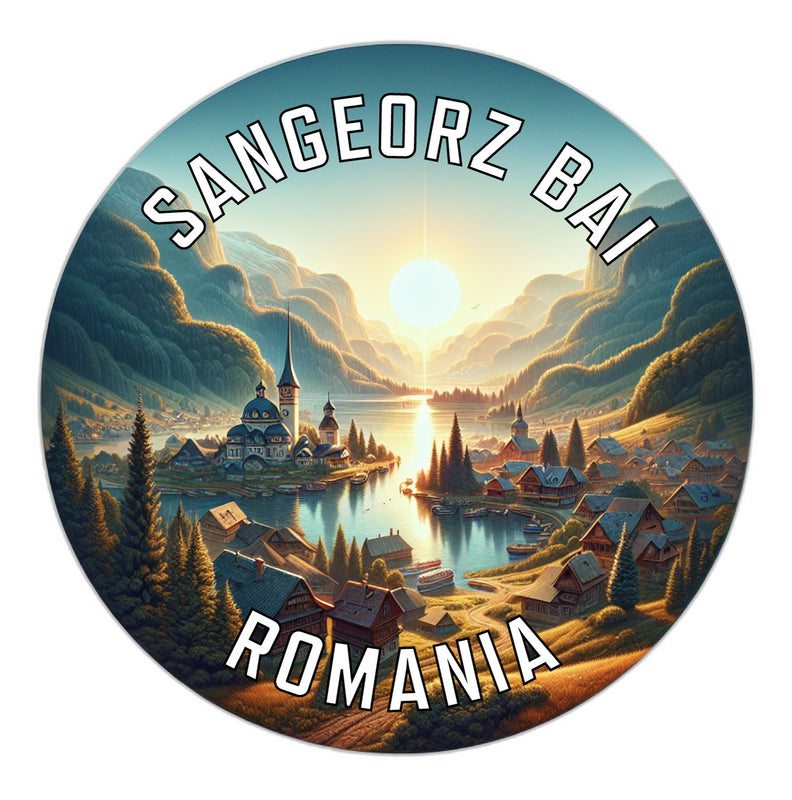 Sangeorz Bai Romania Souvenir Vinyl Decal Sticker 6-Inch