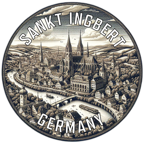 Sankt Ingbert Germany Souvenir Vinyl Decal Sticker 6-Inch
