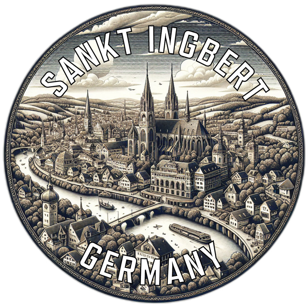Sankt Ingbert Germany Souvenir Vinyl Decal Sticker 6-Inch