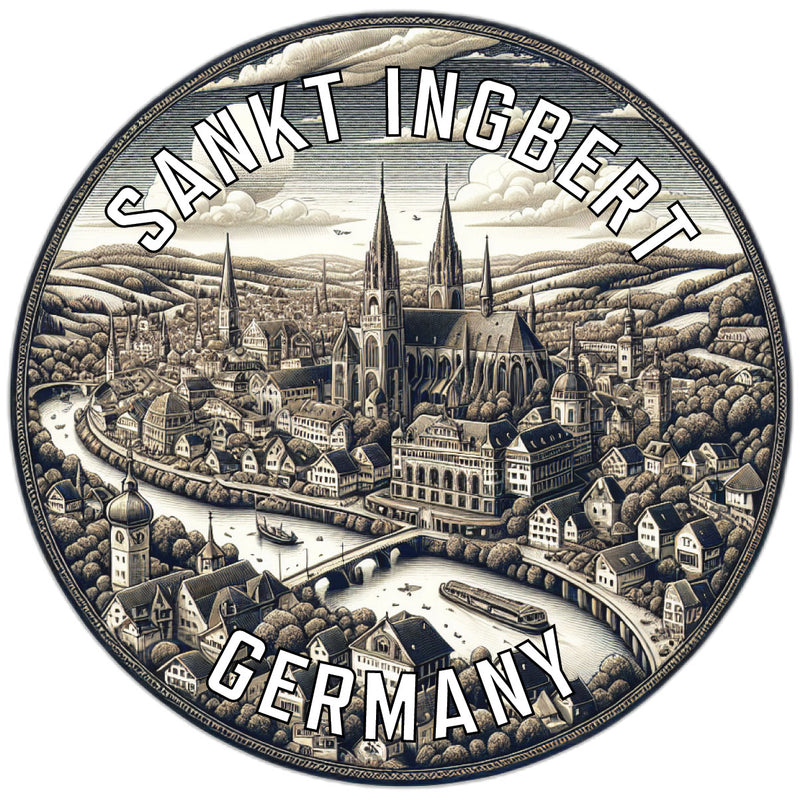 Sankt Ingbert Germany Souvenir Vinyl Decal Sticker 6-Inch