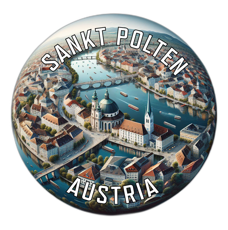 Sankt Polten Austria Souvenir Vinyl Decal Sticker 3-Inch