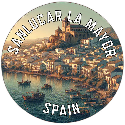 Sanlucar la Mayor Spain Souvenir Vinyl Decal Sticker 3-Inch