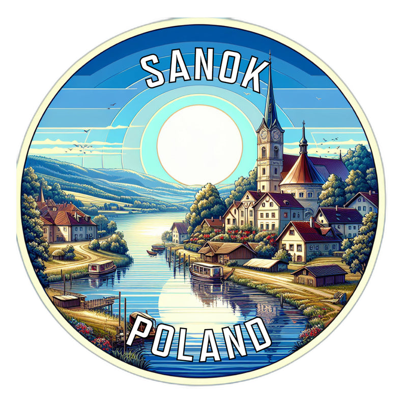 Sanok Poland Souvenir Vinyl Decal Sticker 2-Inch