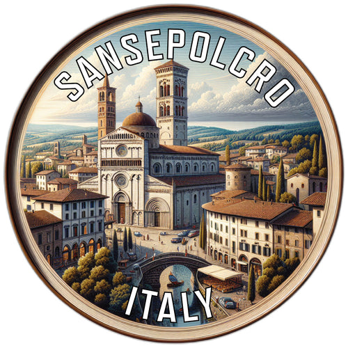 Sansepolcro Italy Souvenir Vinyl Decal Sticker 3-Inch