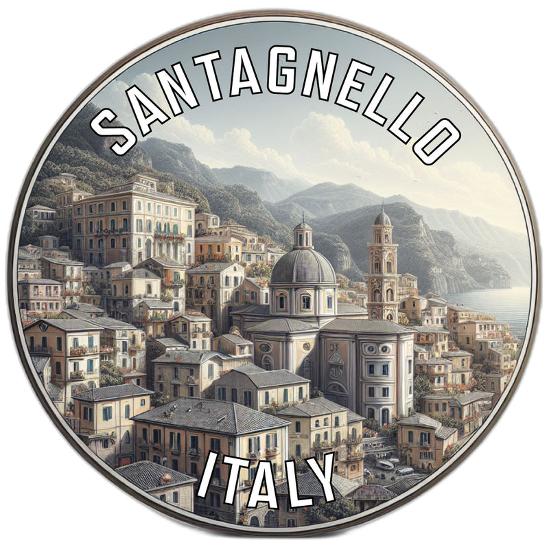 SantAgnello Souvenir Die Cut Flat Magnet 6-Inch