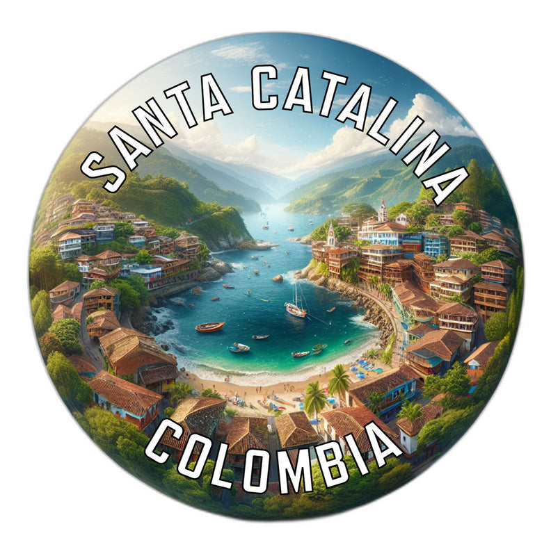 Santa Catalina Colombia Souvenir Vinyl Decal Sticker 6-Inch