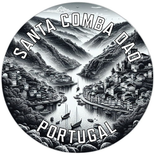 Santa Comba Dao Portugal Souvenir Die Cut Flat Magnet 6-Inch