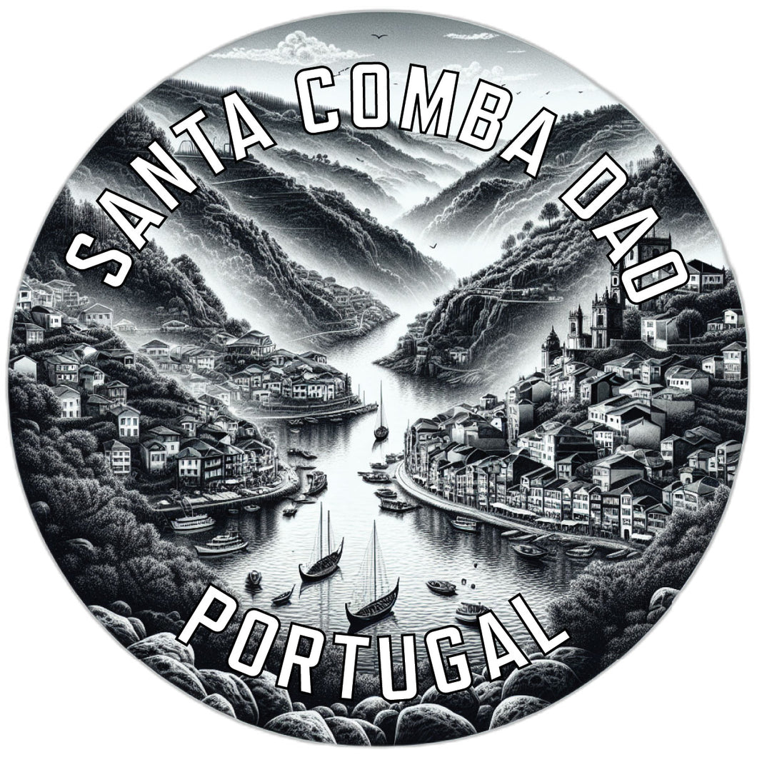 Santa Comba Dao Portugal Souvenir Die Cut Flat Magnet 6-Inch