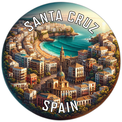 Santa Cruz Spain Souvenir Vinyl Decal Sticker 4-Inch