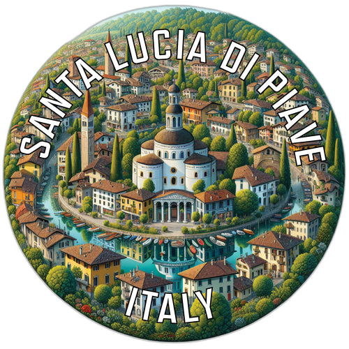 Santa Lucia di Piave Italy Souvenir Die Cut Flat Magnet 6-Inch