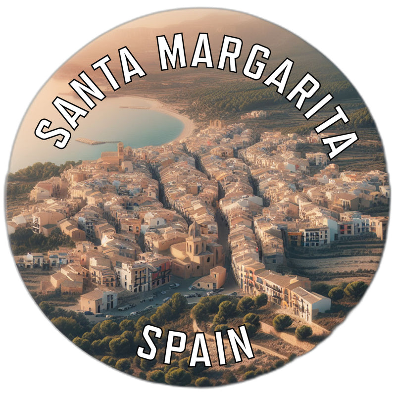 Santa Margarita Spain Souvenir Vinyl Decal Sticker 3-Inch
